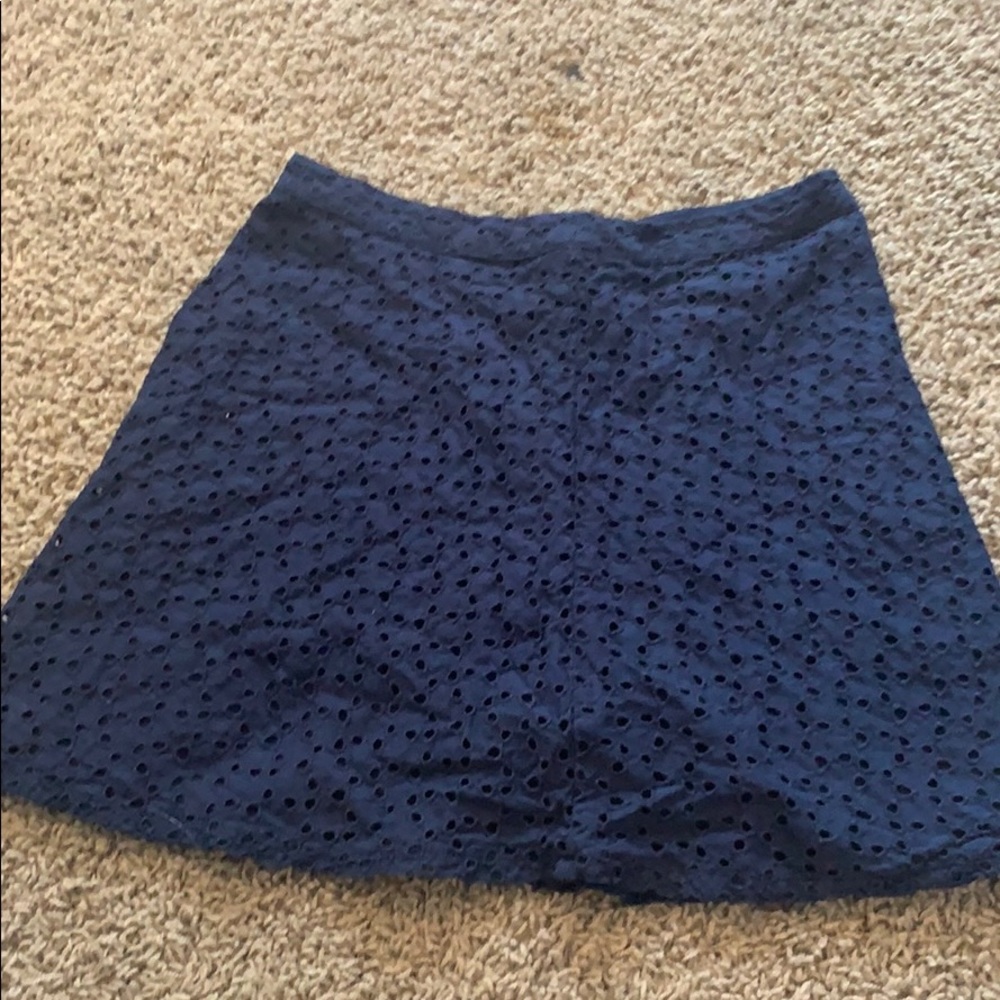 Navy hollister skirt